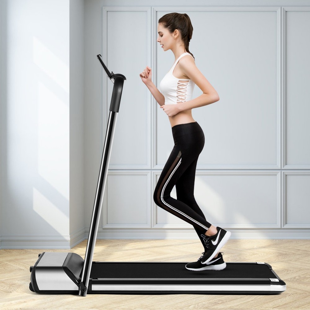 450W Ultra-thin Motorized Running Machine Folding Treadmill Jogging Exercise