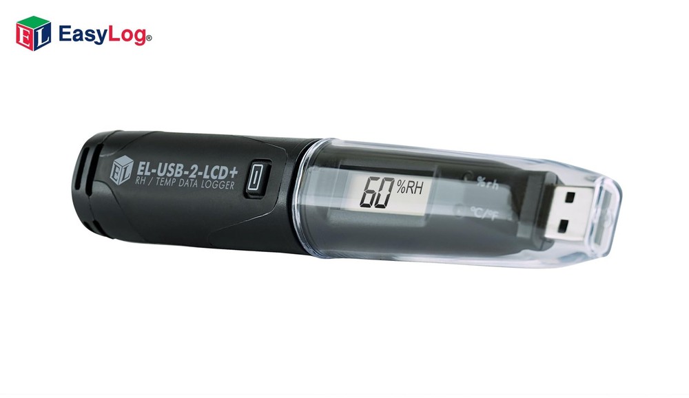 High Accuracy Humidity Temperature Dew Point Data Logger EL-USB-2-LCD+