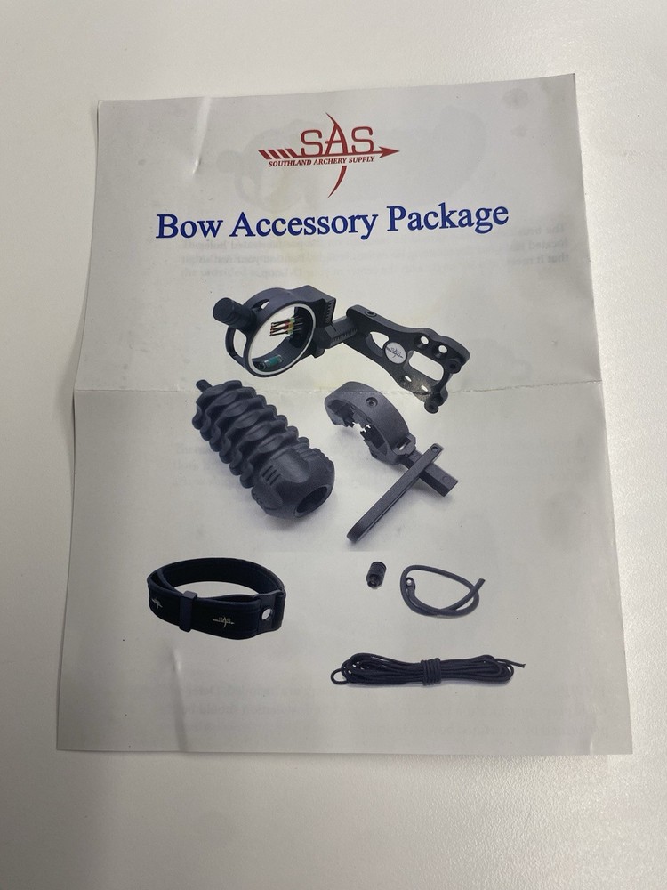 SAS Bow Accessory Kit Archery Sight Stabilizer Sling Set