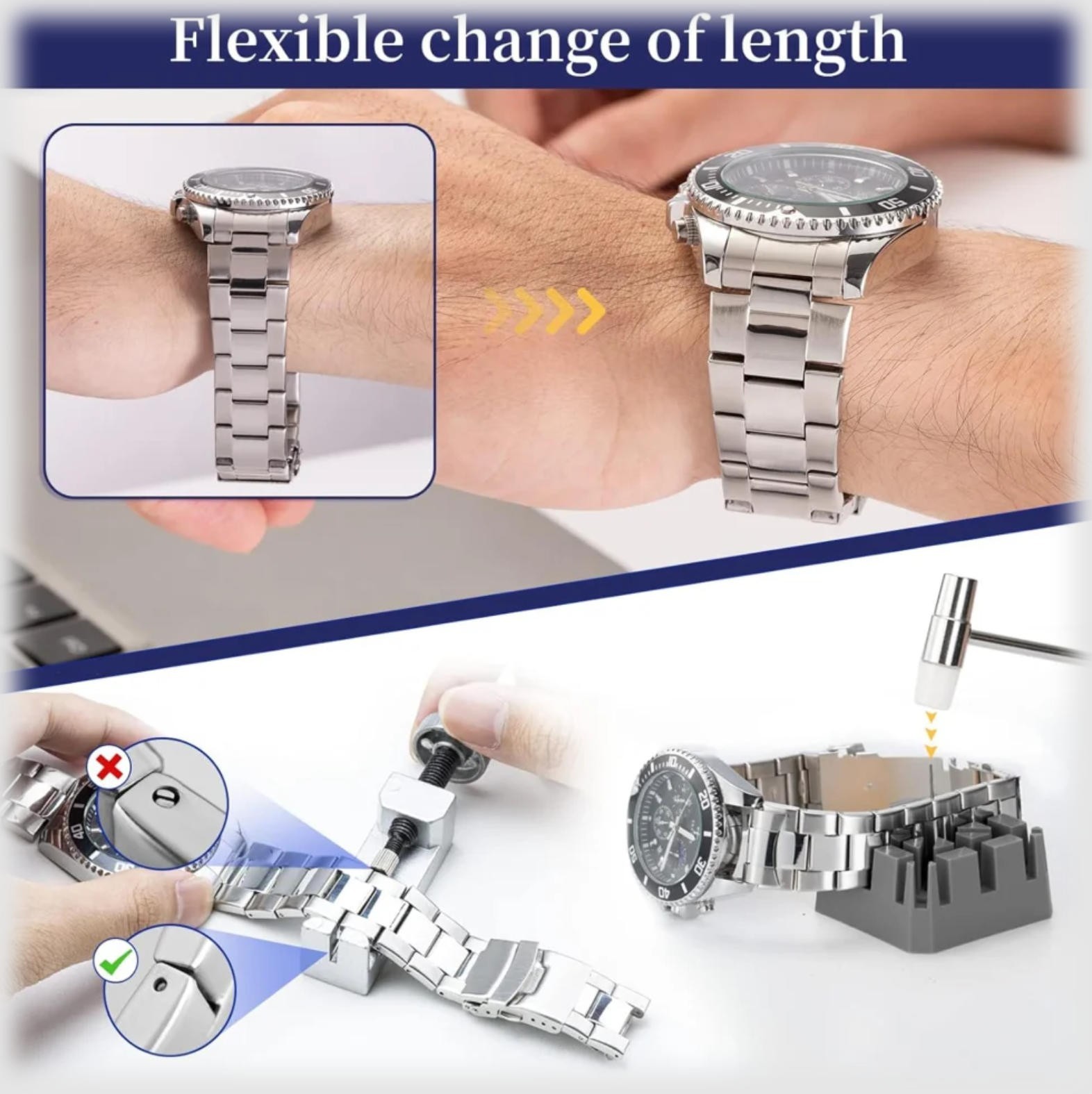 Eventronic Watch Repair Kit Professional Watch Battery Replacement Tool Kit NEW