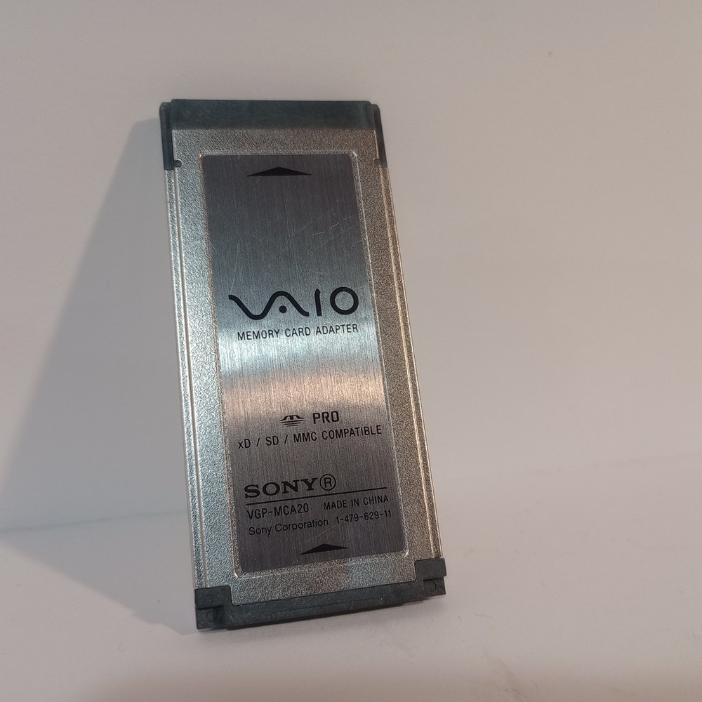 SONY VAIO VGP-MCA20 XD/SD/MMC COMPATIBLE MEMORY ADAPTER Untested