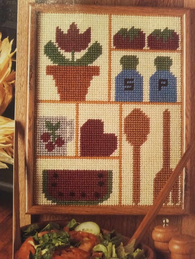 Plastic Canvas Patterns Magazine Tisue Box Bag House Calander