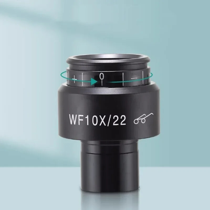 Microscope WF10X Wide Angle Eyepiece Diopter Adjustable High Eye Point 23.2mm