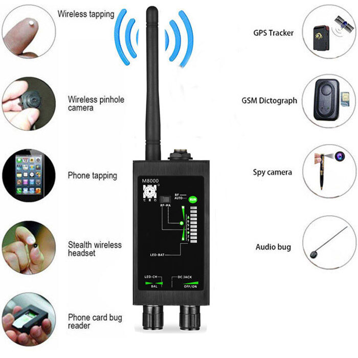 GPS Multi-Function Bug Detectors Anti-SPY Detector Tracker GSM Camera Finder