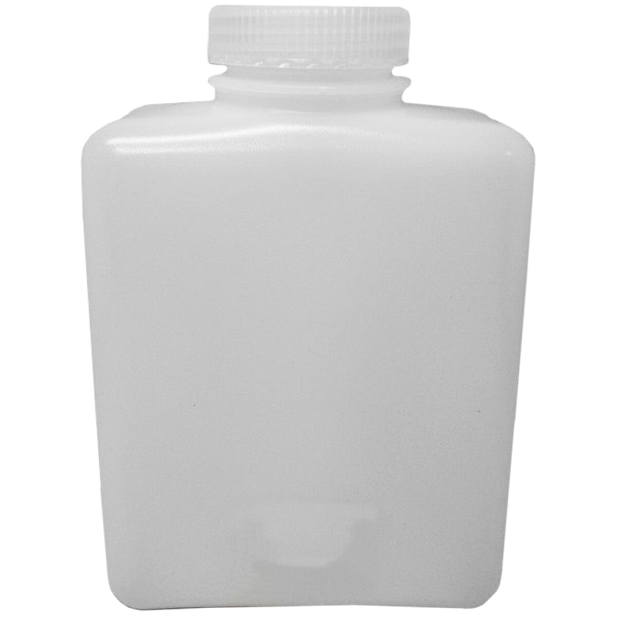 Nalgene HDPE Plastic Wide Mouth Rectangular Storage Bottle - Clear