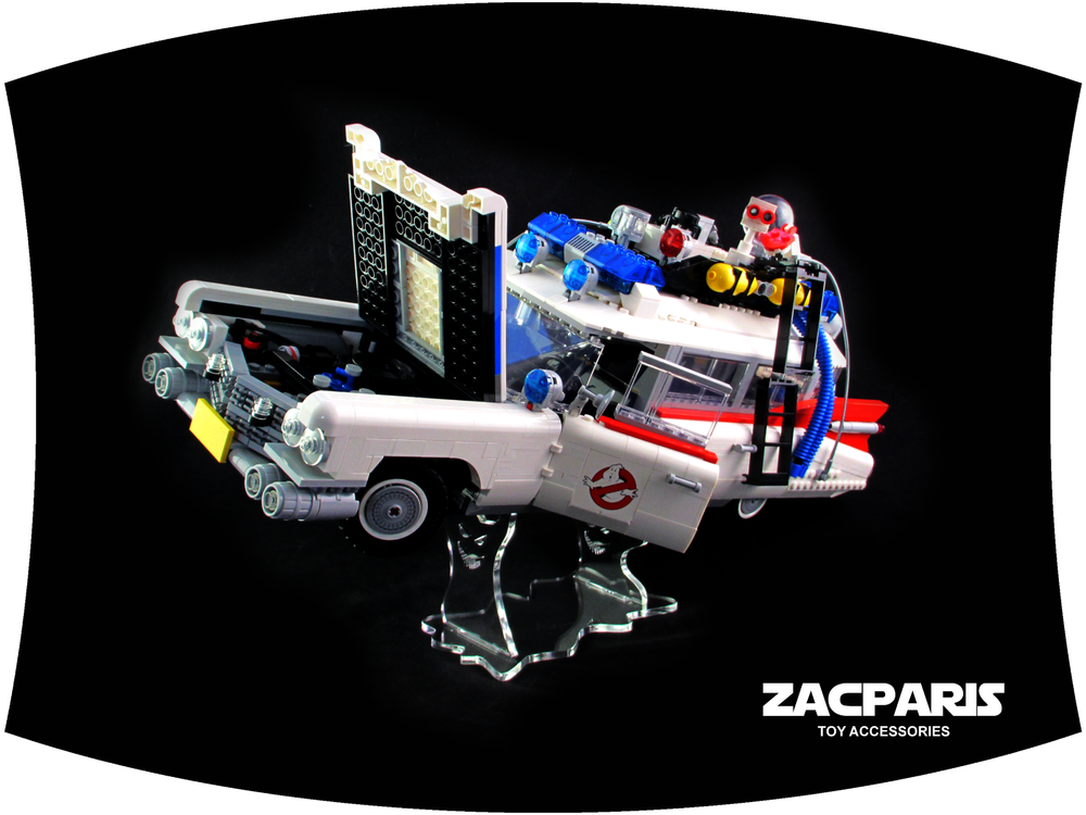 DISPLAY STAND for Ghostbusters Ecto-1 Lego 10274 Ecto1 Awesome design display!
