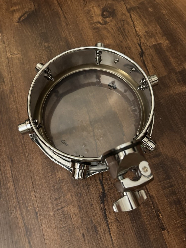 DW Design Series Chrome Piccolo Tom with Bracket 8" Pre Owned
