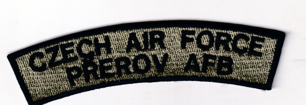 Czech Air Force CzAF Prerov AFB tab patch