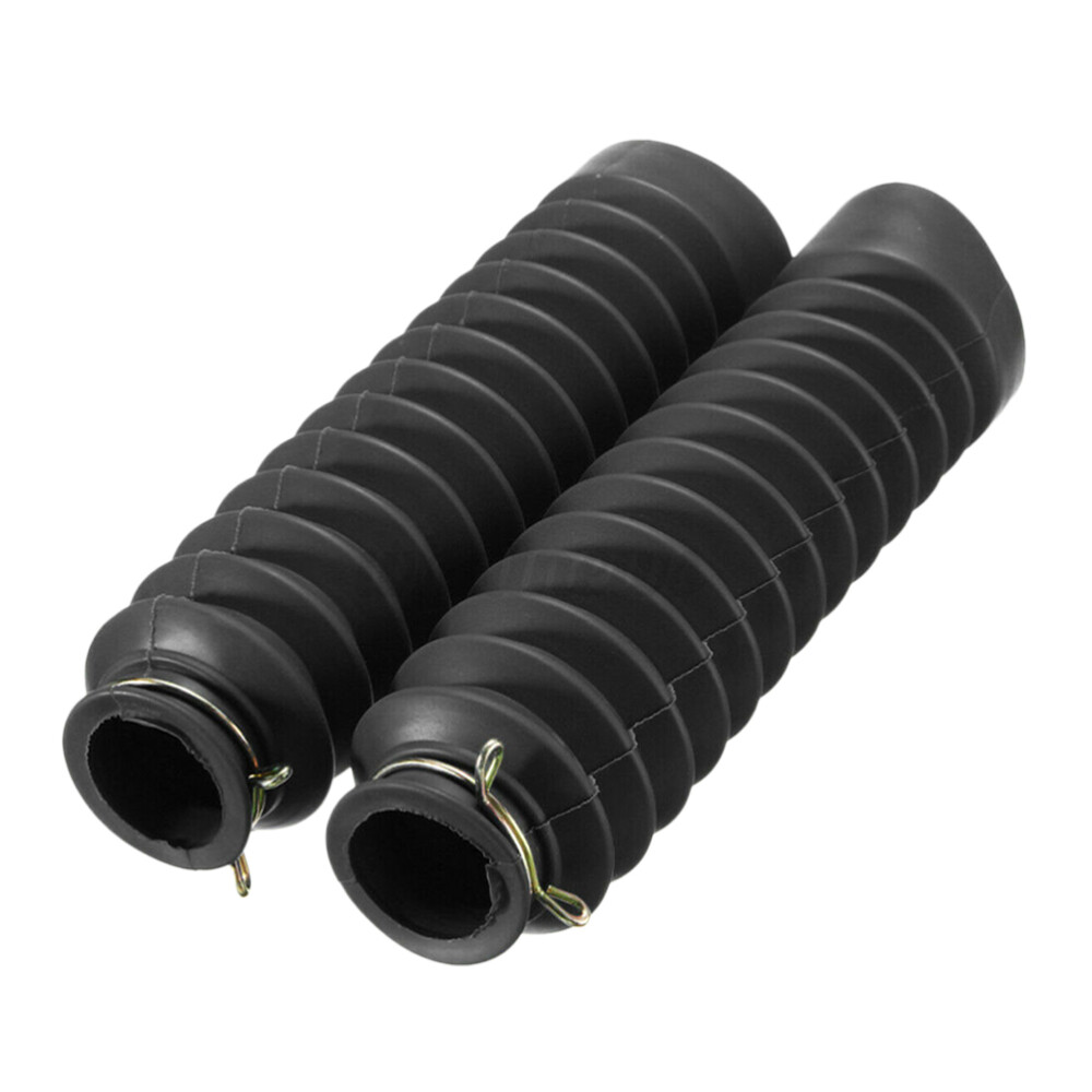 2pcs Front Fork Shock Absorber Covers Dust Protector Sleeves for Motorcycle