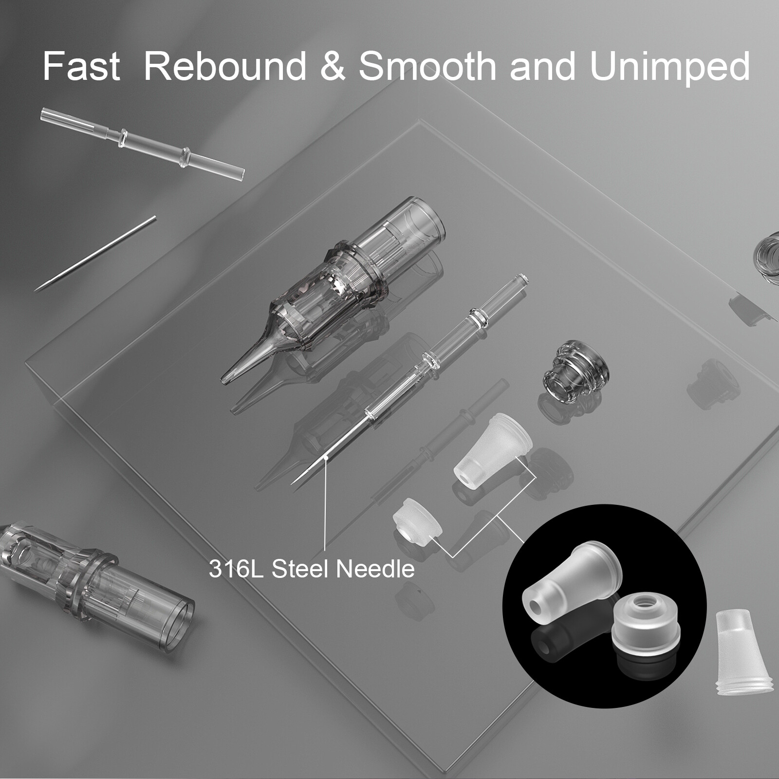 20-100Pcs Mixed Professional Sterile Tattoo Cartridge Needle Individual Package