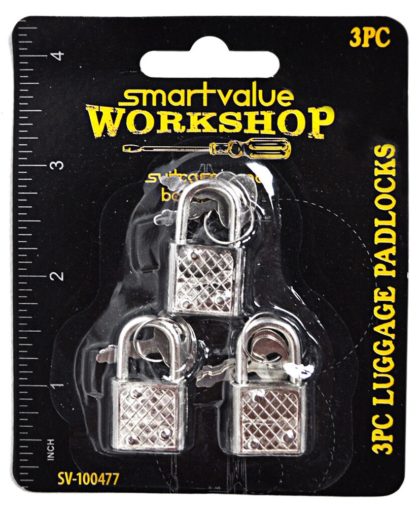 Smart Value Workshop Luggage Padlocks