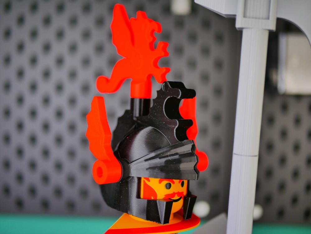 3D PRINTED - 9" - Classic Castle Dragon Master Figure