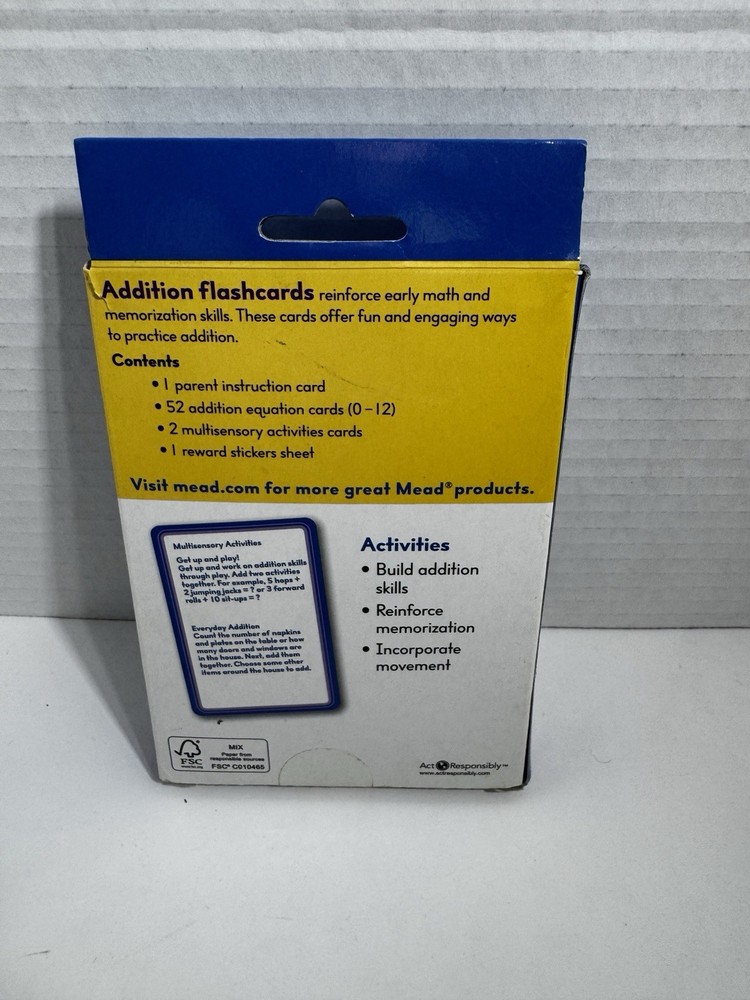 Addition Flashcards