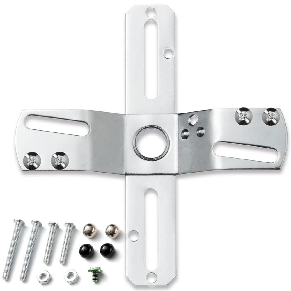 Qc Ceiling Light Fixture Mounting Bracket [Upgraded Crossbar-1, Silver