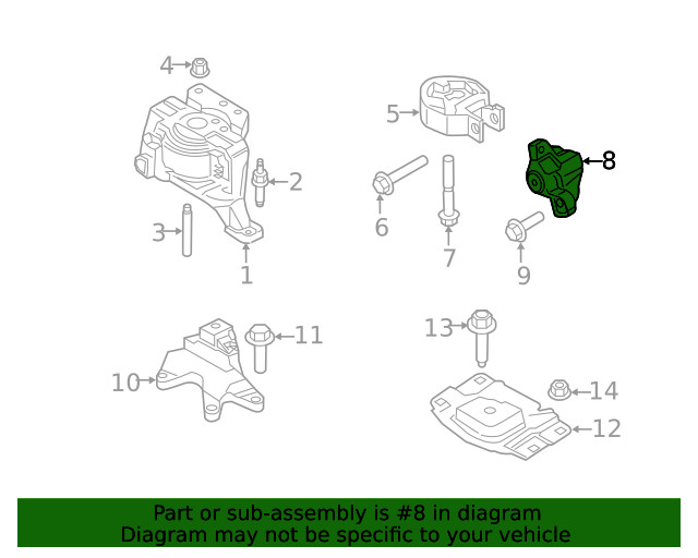Genuine Ford Bracket BV6Z-6E042-C