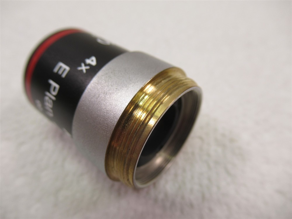 Nikon Eclipse E Plan 4x Microscope Objective Lens WD 30