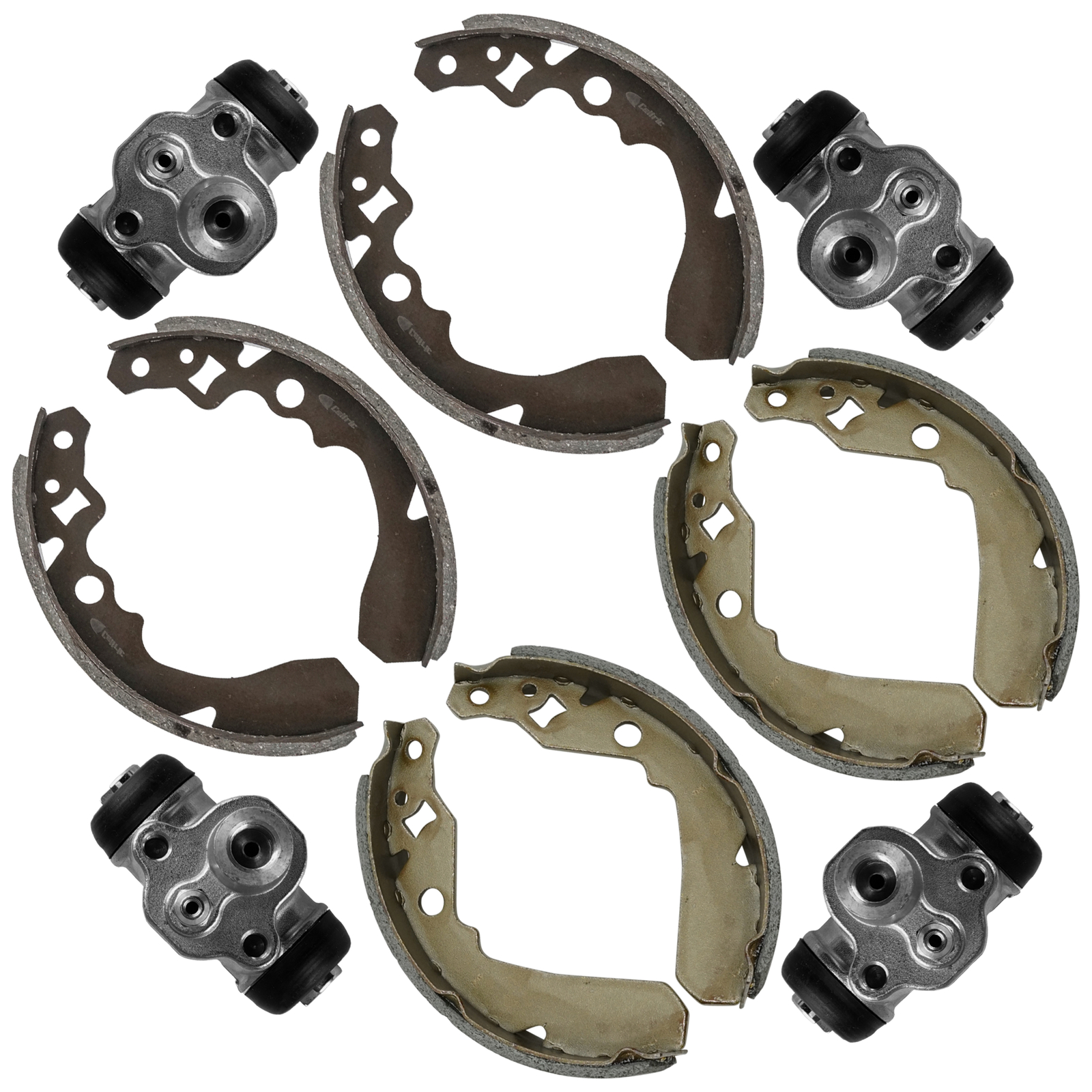 Brake Shoe W/Brake Cylinder For Kawasaki Mule 550 KAF300C 1997-04 07 Rear/Front