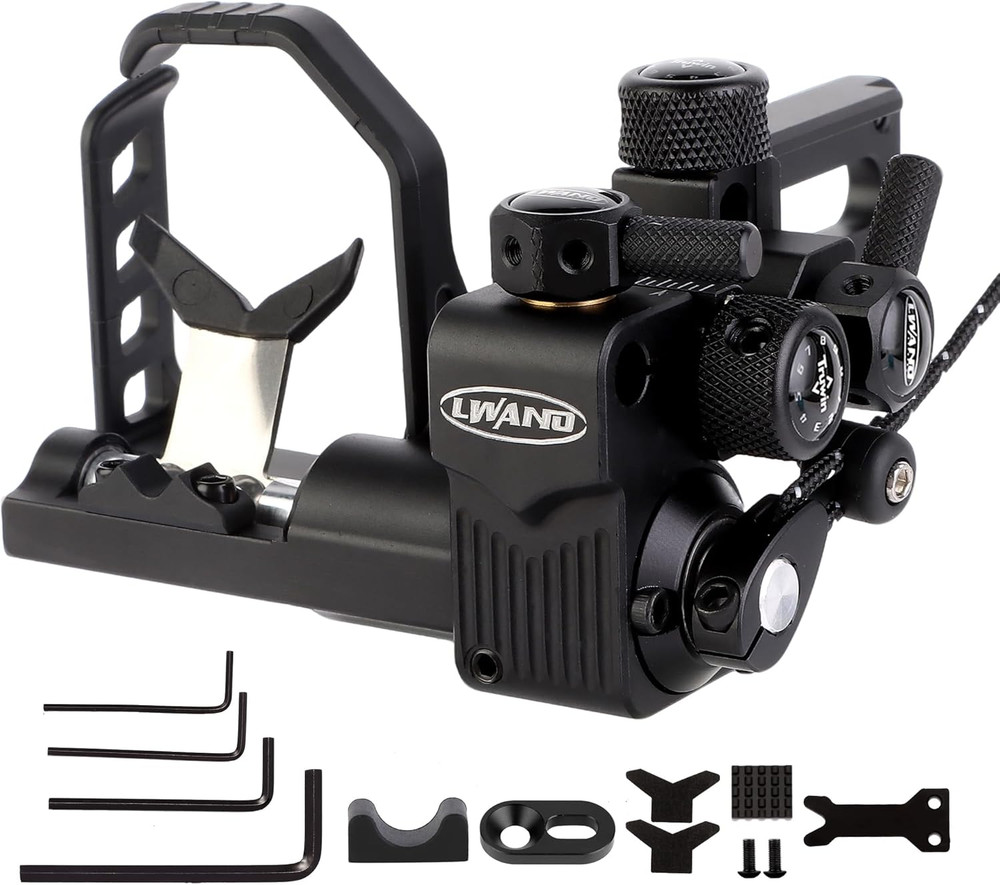 Precision Drop Away Arrow Rest for Compound Bows, Fall-Away Technology with Full