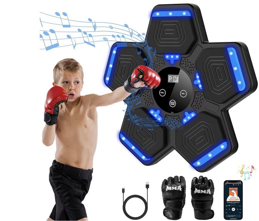 Smart Bluetooth Boxing Wall Pad 13.9 Inch LED Display Electronic Strike Target
