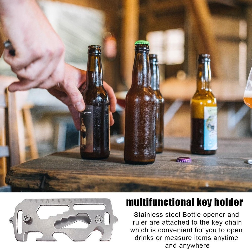 Portable Key Organizer Keychain Compact Key Holder Pocket Key Clip Multi Tool
