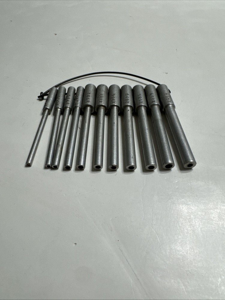 Numbered Drilling Tools Set Vintage