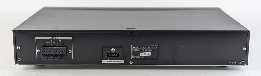 Sony Stereo FM-AM Tuner ST-JX431 - UNTESTED