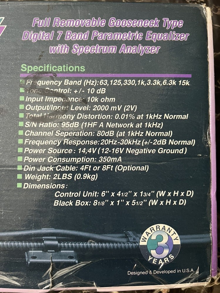 Old School Gooseneck Equalizer