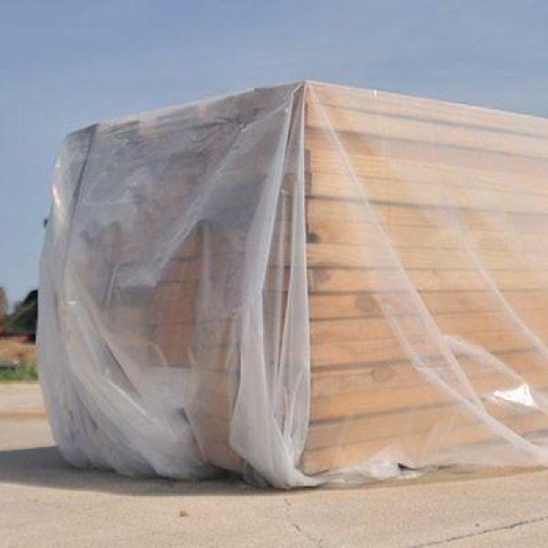 HUSKY Plastic Sheeting 10 ft. x 100 ft. Clear 2 mil. Polyethethylene 9.57 lb