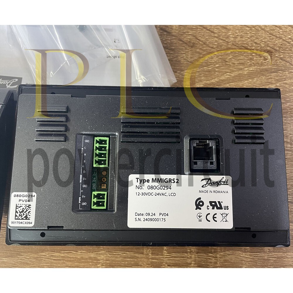1PCS Danfoss 080G0294 Control panel, MMIGRS2 Supply voltage [V] AC: 24- NEW~
