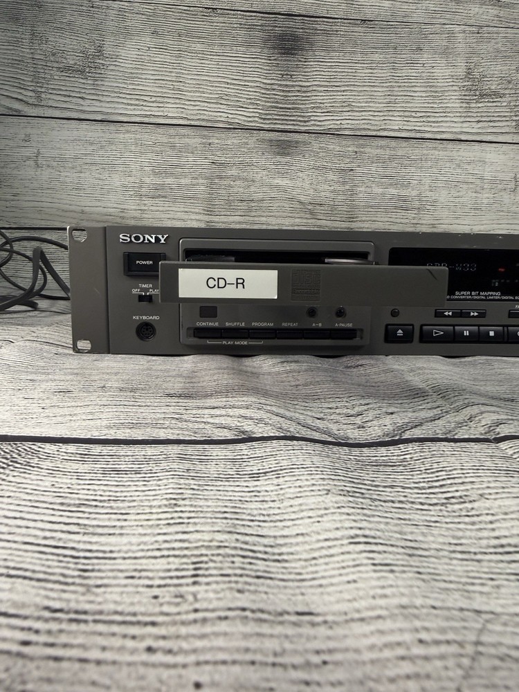 Sony CDR-W33 Professional CD Recorder READ DESCRIPTION