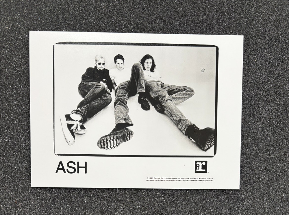 Ash Press Photos - 2 Vintage B&W 1995/1996 Reprise Records