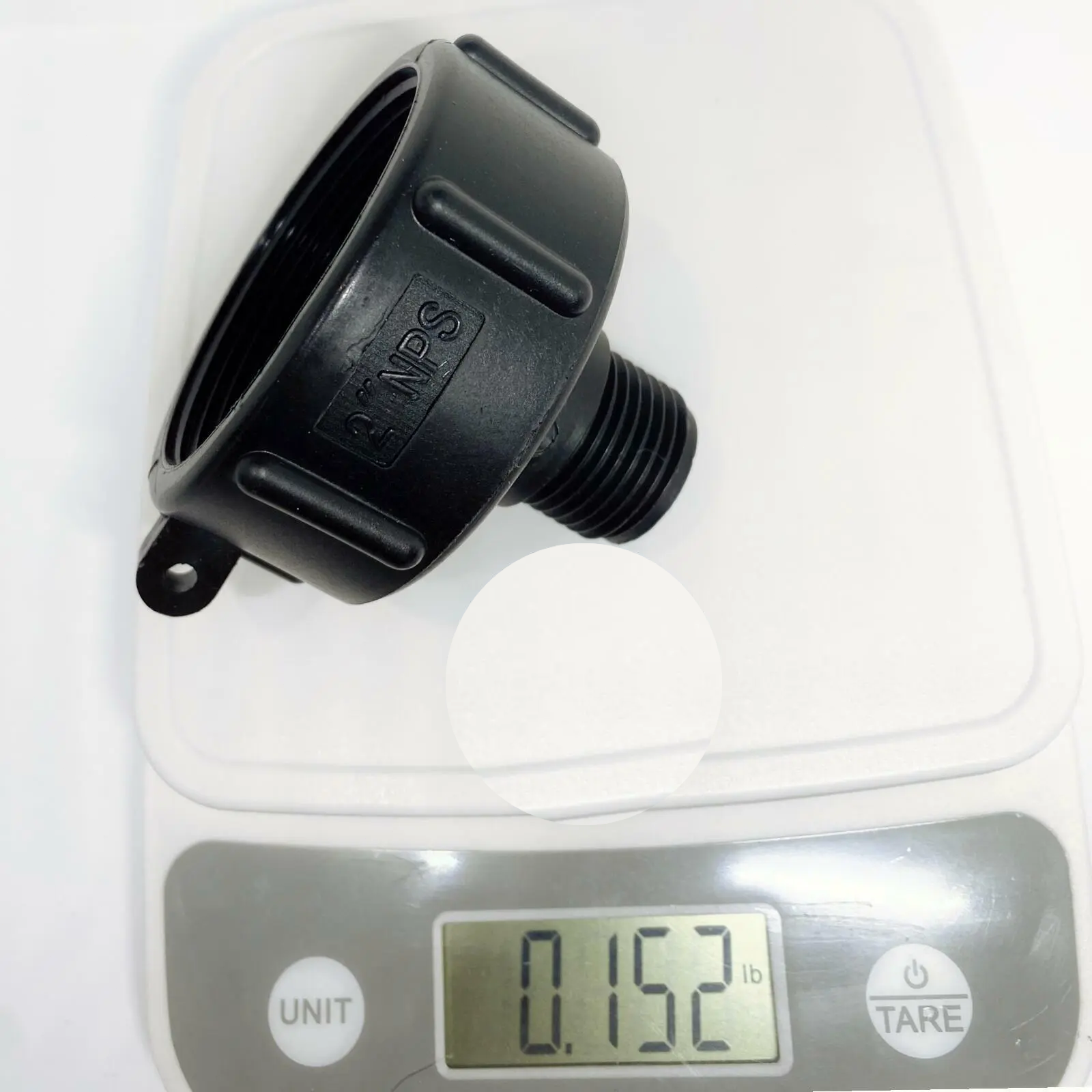 275 330 IBC TOTE TANK DRAIN ADAPTER FINE THRD 2 NPTX MALE G HOSE ADAPTER