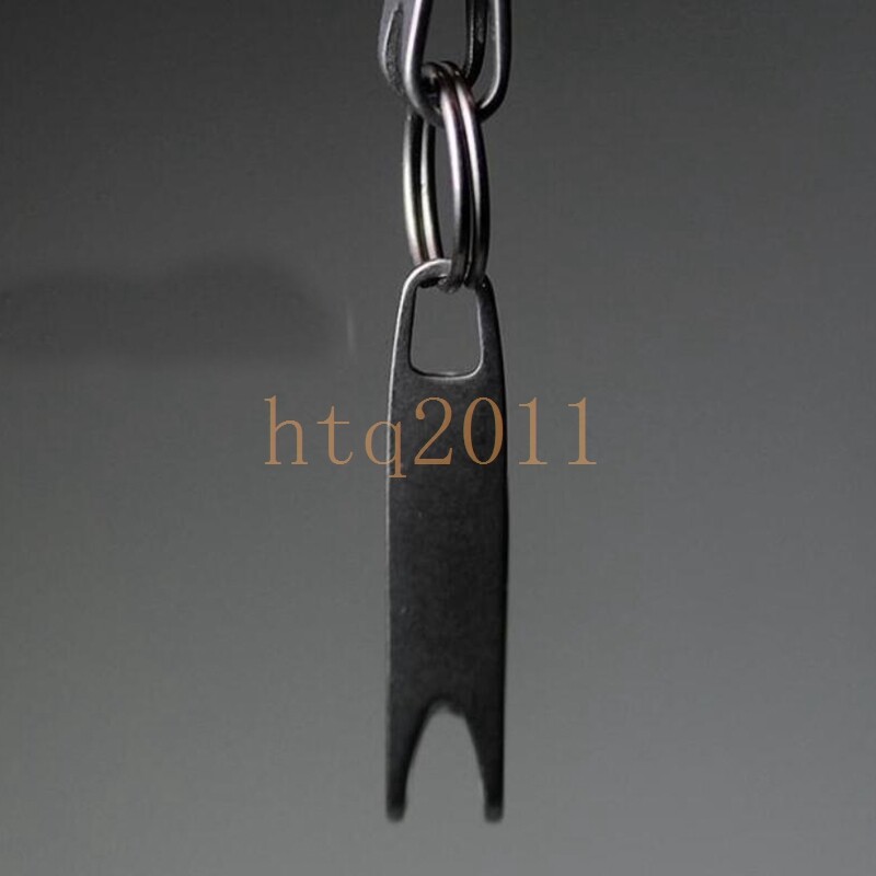 EDC 1 PC Small Titanium alloy Pocket Clip Quick Hanging Tool with Key Ring
