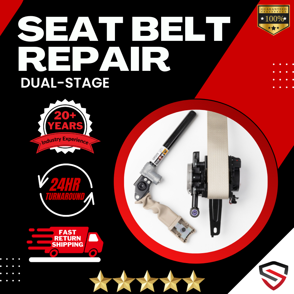 SEAT BELT REPAIR SERVICE DUAL STAGE - FOR ALL MAKES & MODELS - ⭐⭐⭐⭐⭐ 24HRS!