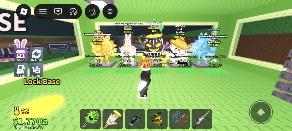 Roblox Steal a Brainrot items