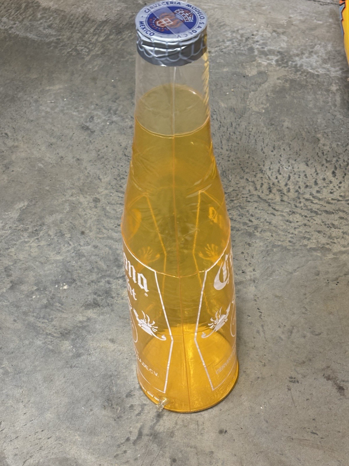 Corona Light Beer Inflatable Blow Up Bottle 26” Man Cave Bar Breweriana