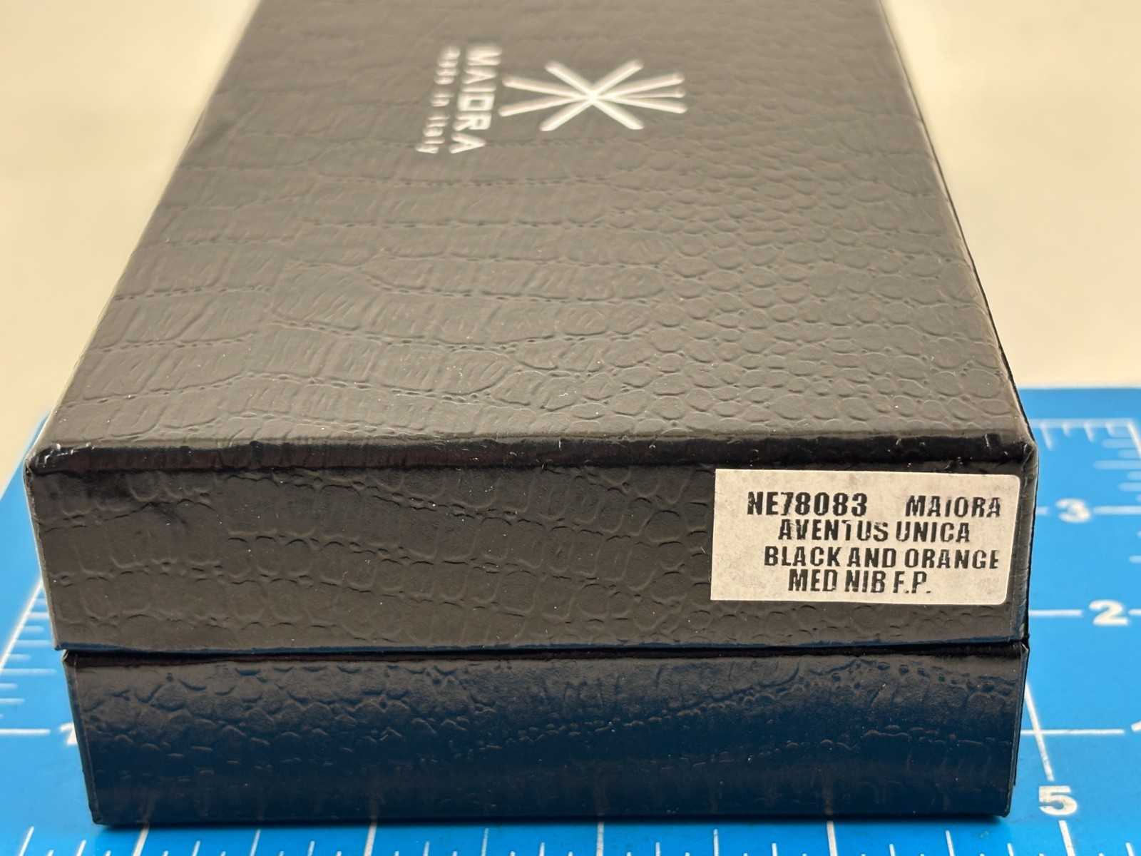 Judd's NEW Maiora Aventus Unica Black & Orange Fountain Pen w/Medium Nib