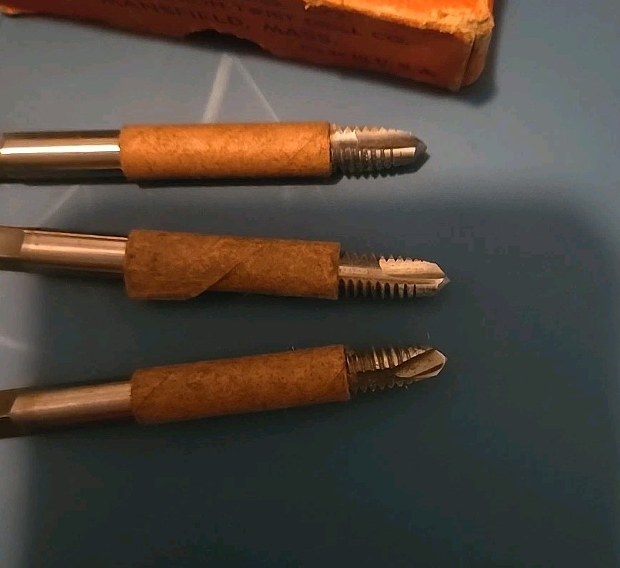 Vintage Card High Speed Taps Cut Thread