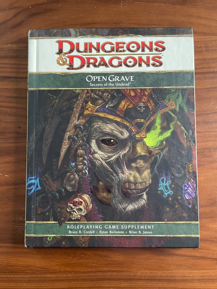 AD&D Dungeons & Dragons D&D 4th ed - Open Grave