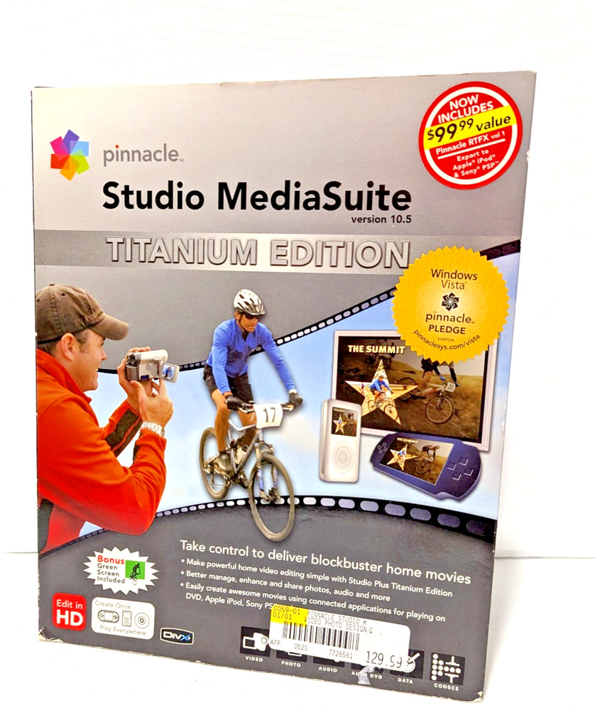 Pinnacle Studio Plus Titanium Edition v10.5 computer program