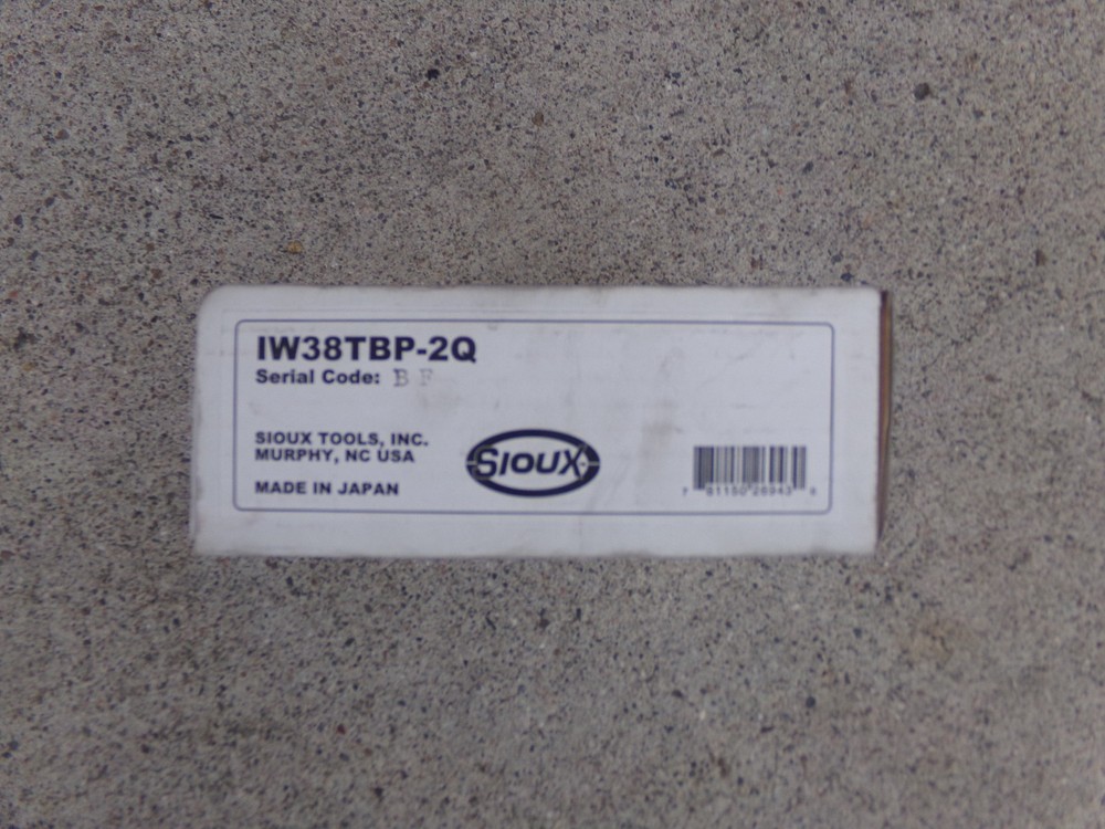 SIOUX TOOLS IW38TBP-2Q IMPACT BIT DRIVER