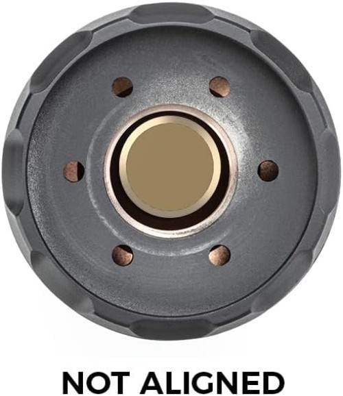 Durable Bronze Bore Alignment Tool - Polished for Exact Alignment Confirmation