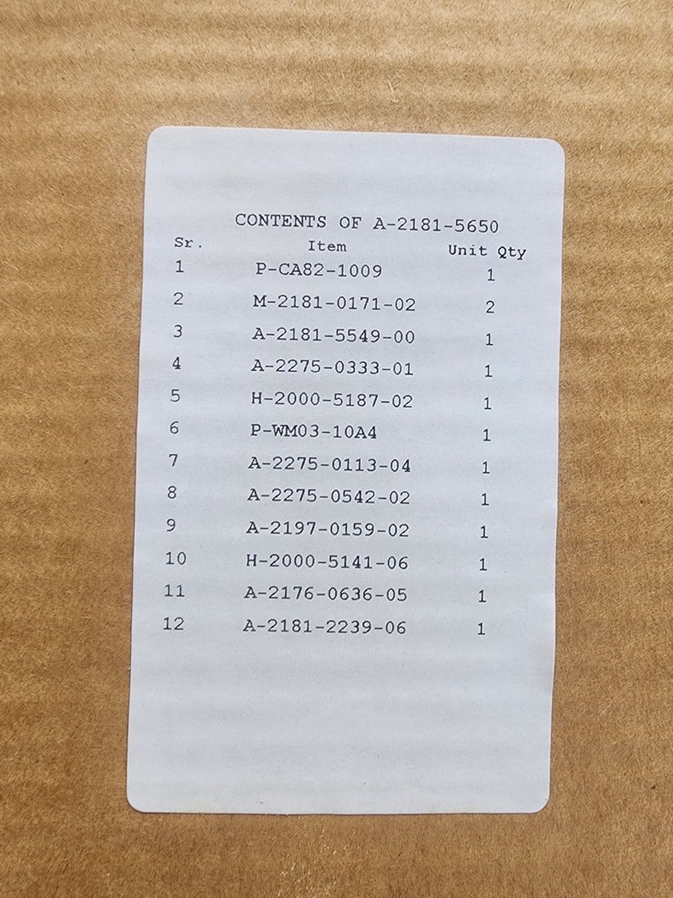A-2181-5650 HPMA ARM ASSEMBLY KIT A305 B298.2 TSI3-C INTERFACE ASSEMBLY