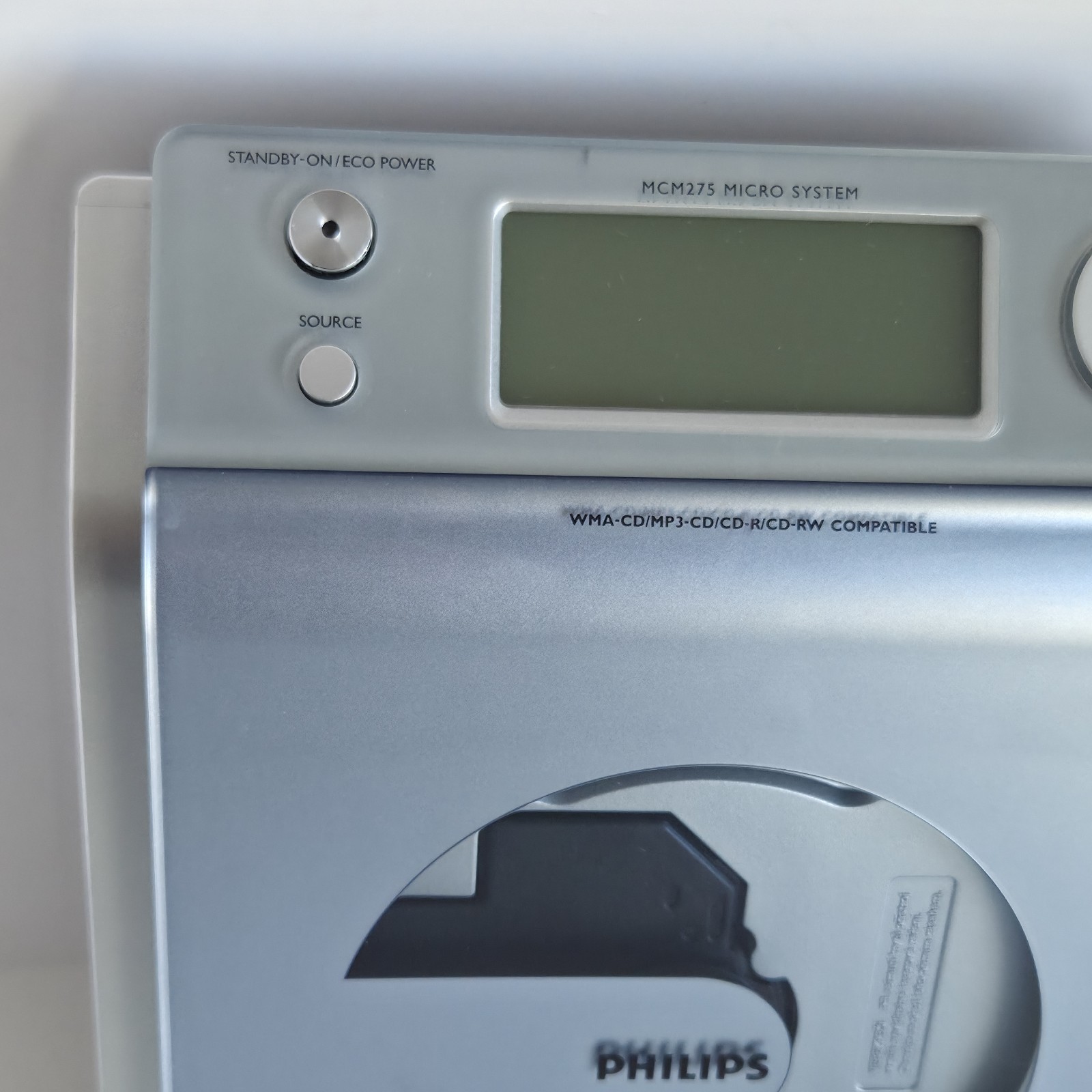 Philips Micro System MCM276R/37 Compact Disc AM/FM CD Player Stereo NO SPEAKERS