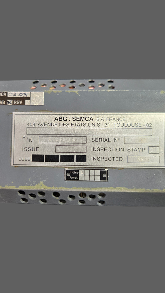 CABIN CONTROLLER SELECTOR - P/N: 82001B050100 - ABG SEMCA -