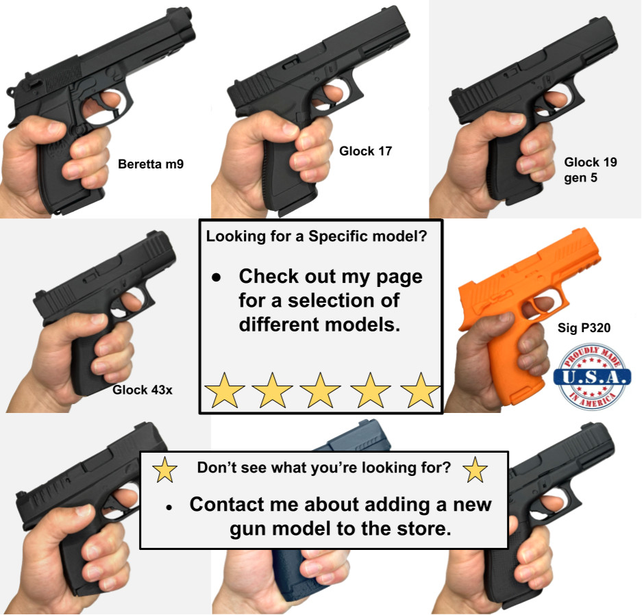 Springfield Hellcat Training Gun Prop Real Size 1:1 Scale Non Functioning SAFE!