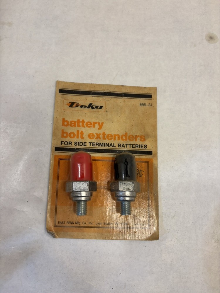 2 PACK Deka Side Post Bolt Extender Battery Cable Accessories866L-2J (WP28)