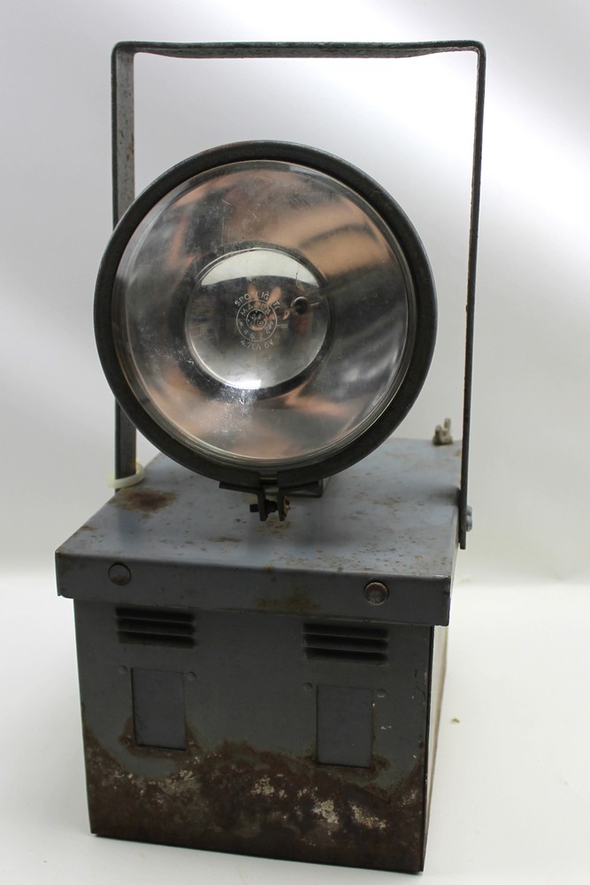 Navy Lantern Vintage U.S.N. Marked Light