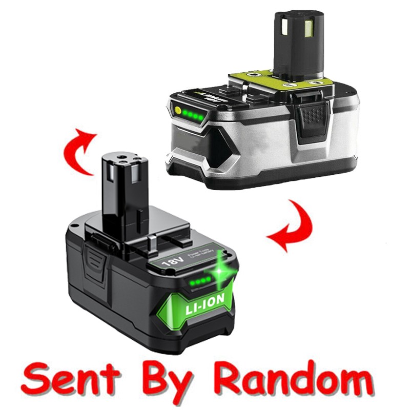 2PACK For RYOBI P108 18V 6.0Ah High Capacity Battery 18Volt Lithium-Ion Battery