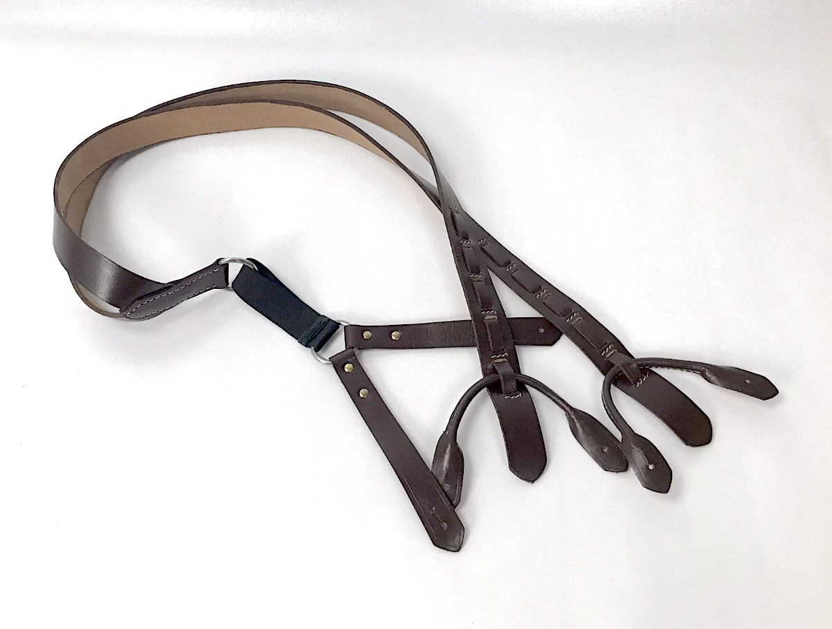Leather Braces / Suspenders - Civil War, Old West